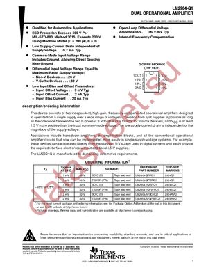 LM2904VQPWRG4Q1 datasheet  